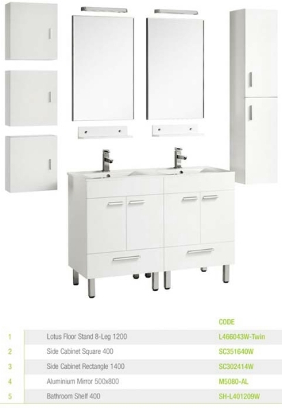 LOTUS E TWIN 2 x (46x60cm)